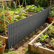 Brise-Vue Jardin PVC Double Face Gris 400 x 90 cm