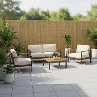 Brise-Vue Roseau Naturel Rouleau 1000 x 100 cm pour Grand Jardin