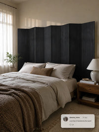 Paravent Bambou Gris Anthracite Enroulable 400 x 165 cm
