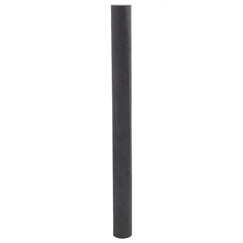 Paravent Bambou Gris Anthracite Enroulable 400 x 165 cm