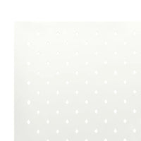 Paravent 4 Panneaux Acier Blanc Perforé 160 x 180 cm
