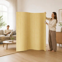 Paravent Bambou Naturel Enroulable Occultant 165 x 800 cm