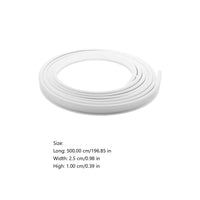 Rail plafond flexible pliable blanc, dimensions 5 m