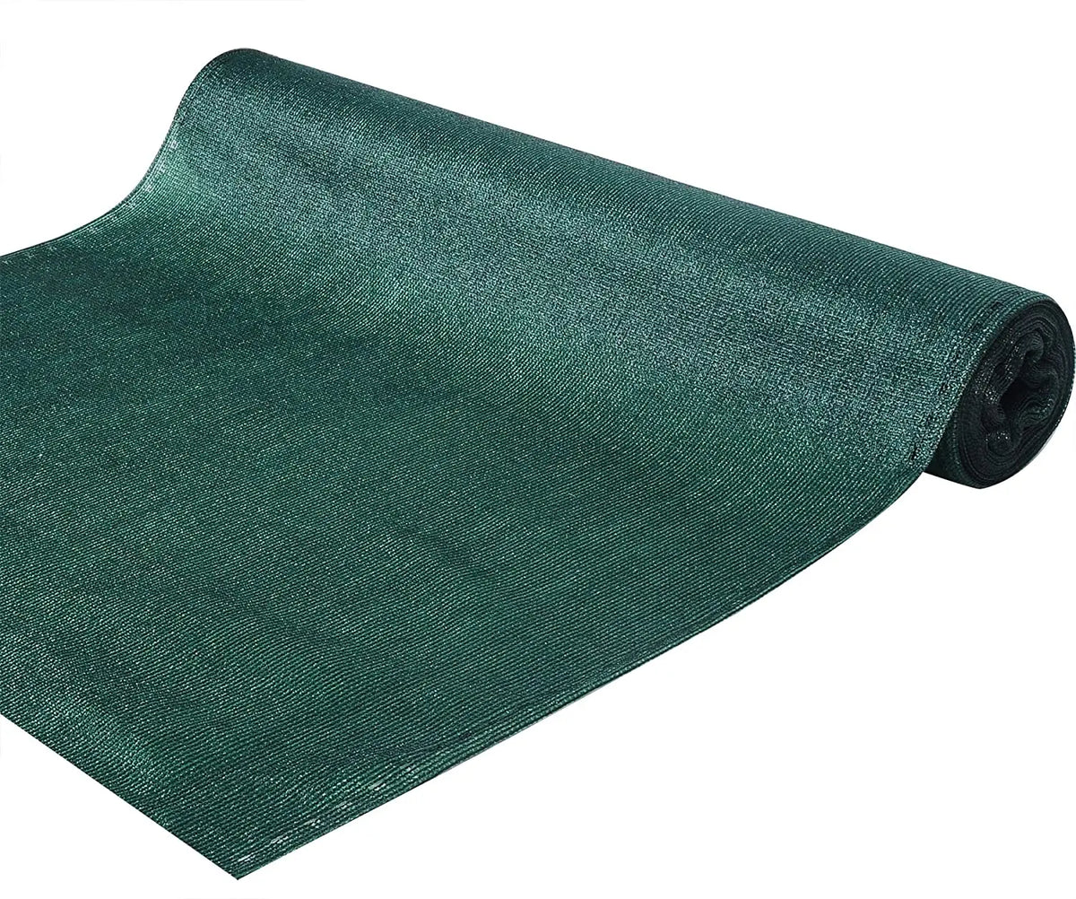 Brise-Vue Rouleau Toile Maillée PEHD Vert 100 à 180 cm de Haut