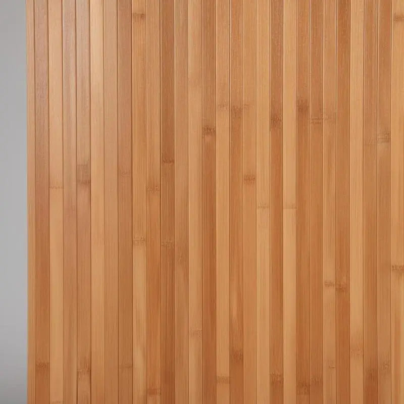 Paravent bambou brun enroulable, pour une chambre