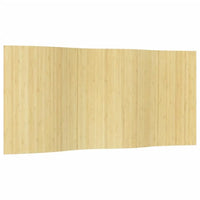 Paravent pliable bambou beige clair à charnières, dimensions 400 x 165 cm