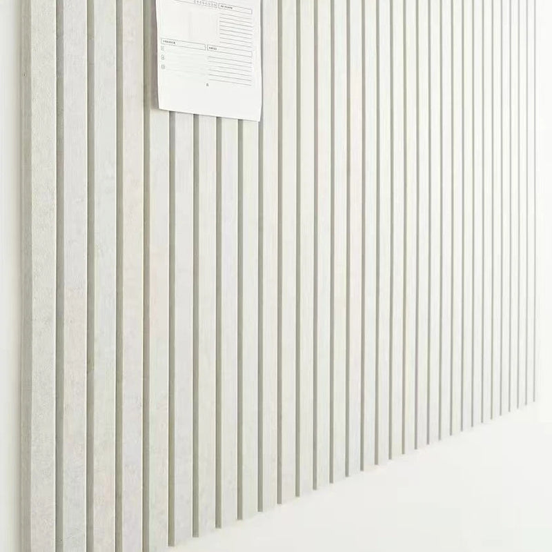 Panneau Acoustique Mural Feutre Rainuré Autocollant 30 x 30 cm, Lot de 12