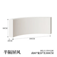 Paravent accordéon extensible blanc, hauteur 80 cm, longueur 3 m
