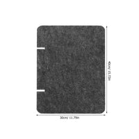 Séparateur de bureau feutre gris foncé 4 panneaux, pour un espace de coworking