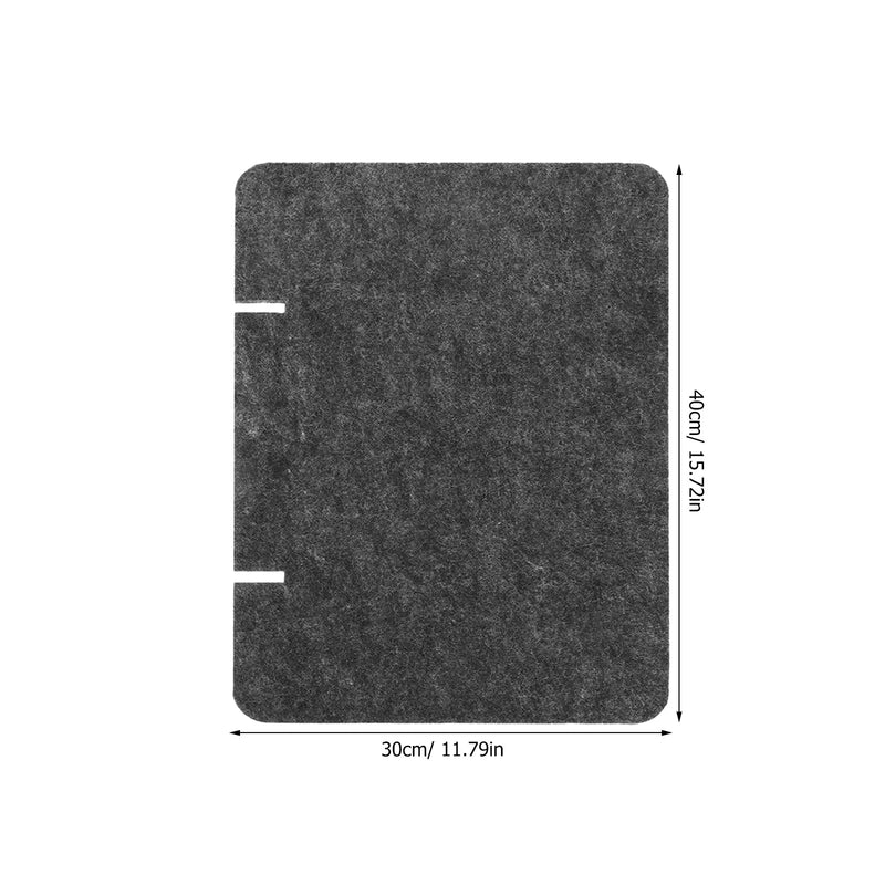 Séparateur de bureau feutre gris foncé 4 panneaux, pour un espace de coworking