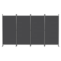 Paravent 3 à 6 Panneaux Tissu Gris Clair ou Foncé 180 cm