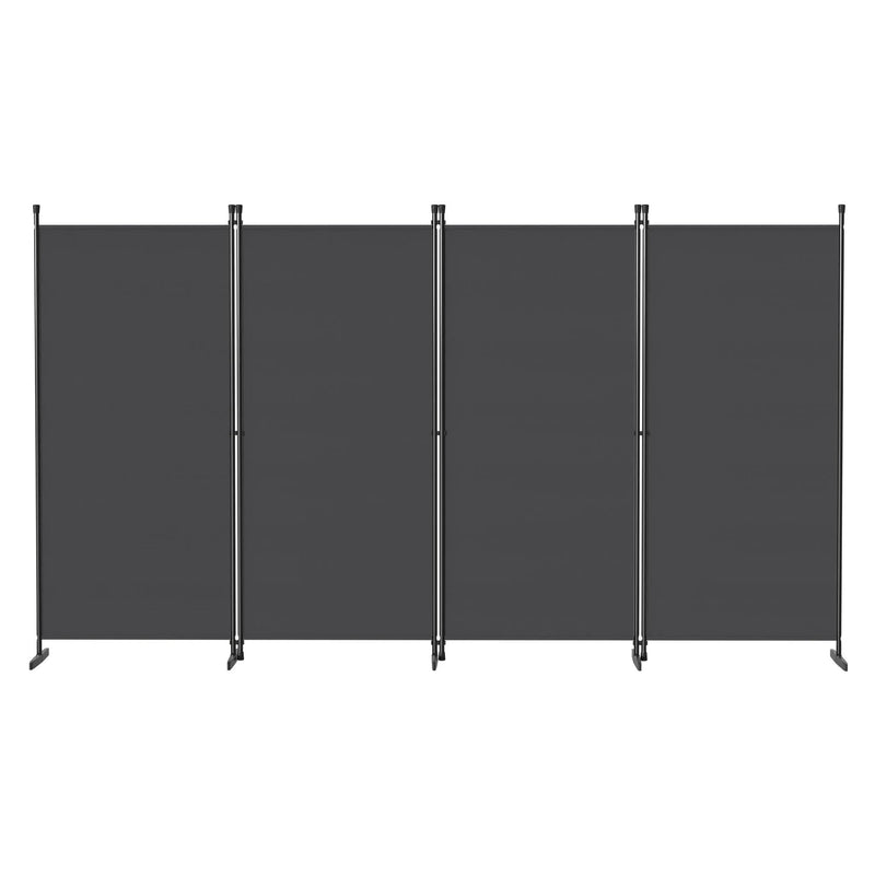 Paravent 3 à 6 Panneaux Tissu Gris Clair ou Foncé 180 cm