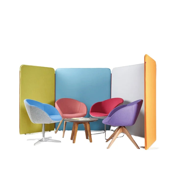 Cloison Acoustique de Bureau Polyester Autoportante 180 x 160 cm