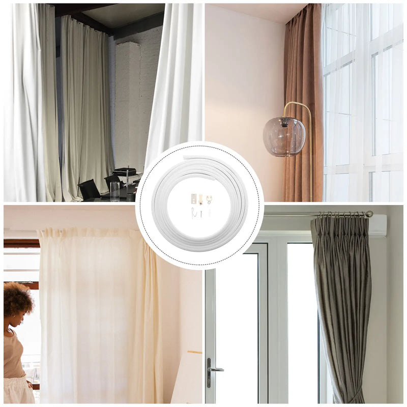Rail plafond flexible pliable blanc