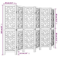 Paravent Bois Ajouré Naturel 3, 5 ou 6 Panneaux 160 à 220 cm