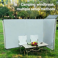 Paravent de camping kaki tissu Oxford, pour le camping