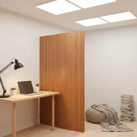 Paravent bambou brun enroulable, dimensions 250 x 165 cm