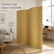 Paravent Bambou Beige Clair Enroulable 600 x 165 cm