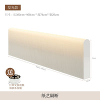 Cloison Amovible Accordéon en Papier Blanc, Hauteur 78 à 117 cm
