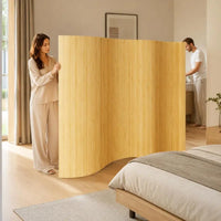 Paravent Bambou Naturel Enroulable Occultant 165 x 800 cm