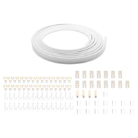 Rail plafond flexible pliable blanc, dimensions 5 m, pour séparer une pièce