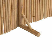 Paravent Bambou Modulable en Courbes sur Pieds 180 x 170 cm