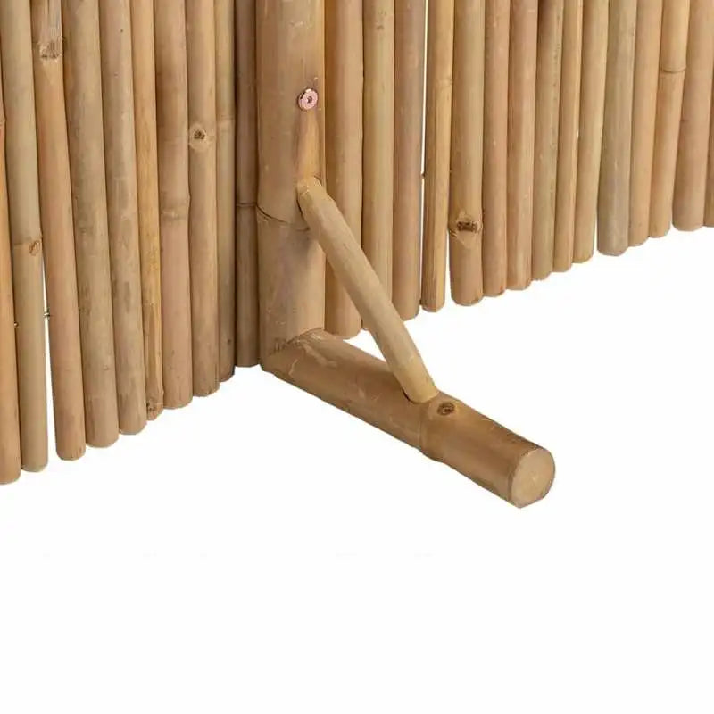 Paravent Bambou Modulable en Courbes sur Pieds 180 x 170 cm