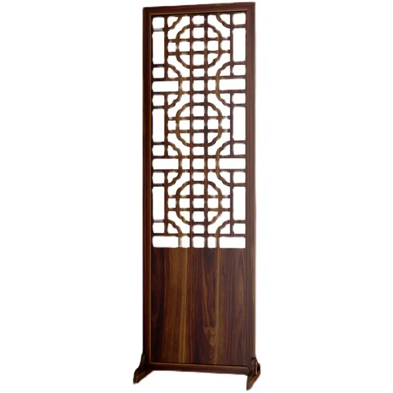 Paravent Chinois Ajouré Panneau Bois sur Pied 180 ou 190 cm