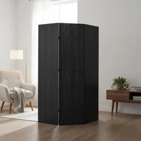 Paravent bambou gris anthracite enroulable