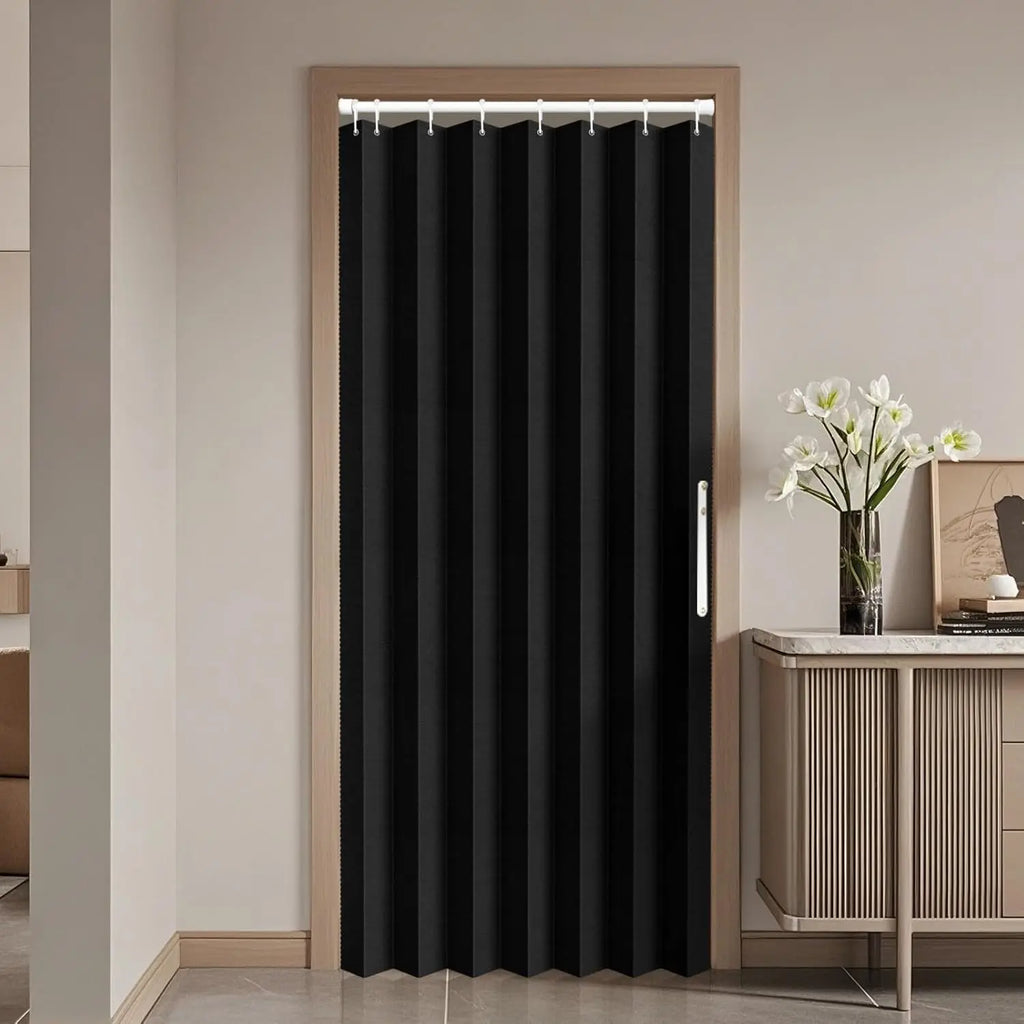 Rideau Séparateur Extra Large Plissé Beige Gris Noir 100 à 300 cm