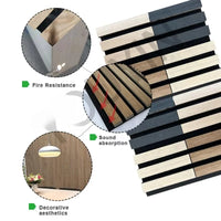 Panneau Acoustique Bois Akupanel 240 x 60 cm, Lames de 27 ou 35 mm
