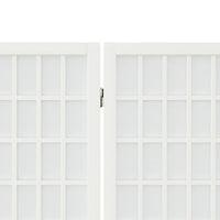 Paravent Japonais 5 Panneaux Papier de Riz Blanc 200 x 170 cm