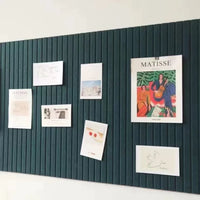 Panneau Acoustique Mural Feutre Rainuré 60 x 120 cm, 6 Coloris