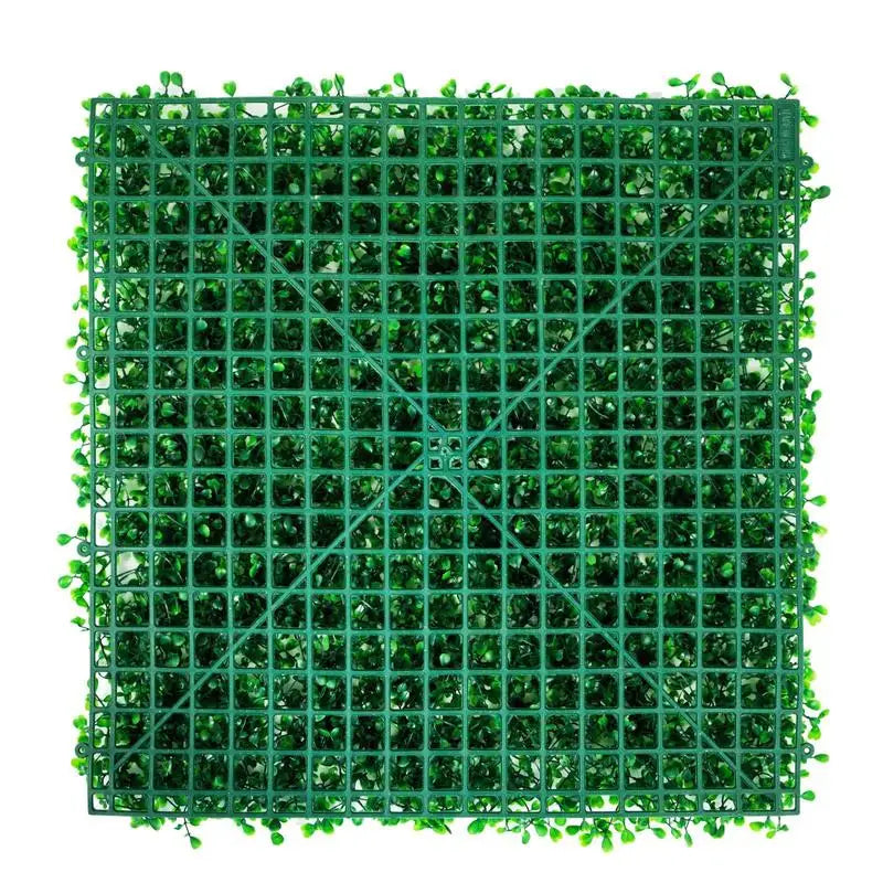 Brise-Vue Buis Artificiel 6 Panneaux Mur Végétal Vert 50 x 50 cm