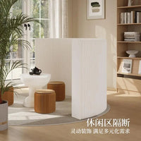 Paravent accordéon extensible blanc, pour une chambre