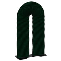 Paravent Design Arche Plissée Rose Brun Vert Blanc 194 x 107 cm