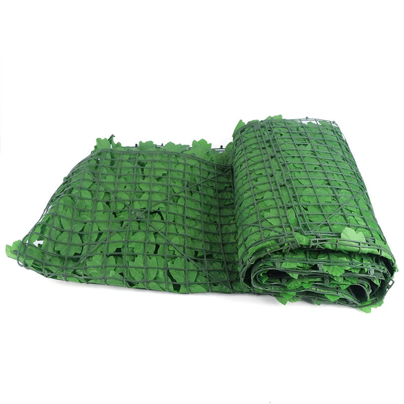 Brise-Vue Lierre Artificiel Feuilles d'Érable Rouleau Vert 300 x 100 cm