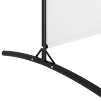 Paravent 3 Panneaux Large Tissu Blanc 525 x 180 cm