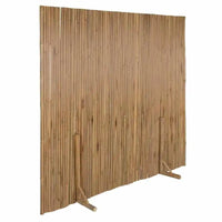 Paravent Bambou Modulable en Courbes sur Pieds 180 x 170 cm