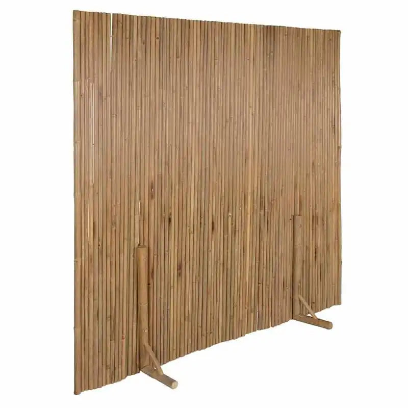 Paravent Bambou Modulable en Courbes sur Pieds 180 x 170 cm