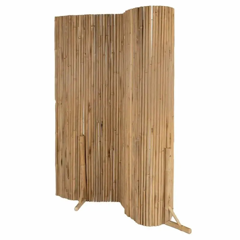 Paravent Bambou Modulable en Courbes sur Pieds 180 x 170 cm