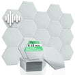 Panneau Acoustique Mural Hexagonal Polyester 6 à 18 Pièces 0,8 cm