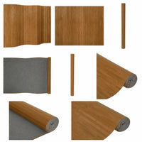 Paravent Bambou Brun Enroulable 400 x 165 cm