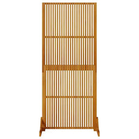 Claustra Bois à Lattes Autoportant Intérieur Extérieur 75,5 x 180,5 cm