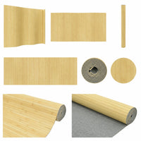Paravent Bambou Beige Clair Enroulable 600 x 165 cm