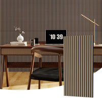 Panneau Acoustique Mural Rainuré 3D Bois 120 x 30 ou 120 x 60 cm