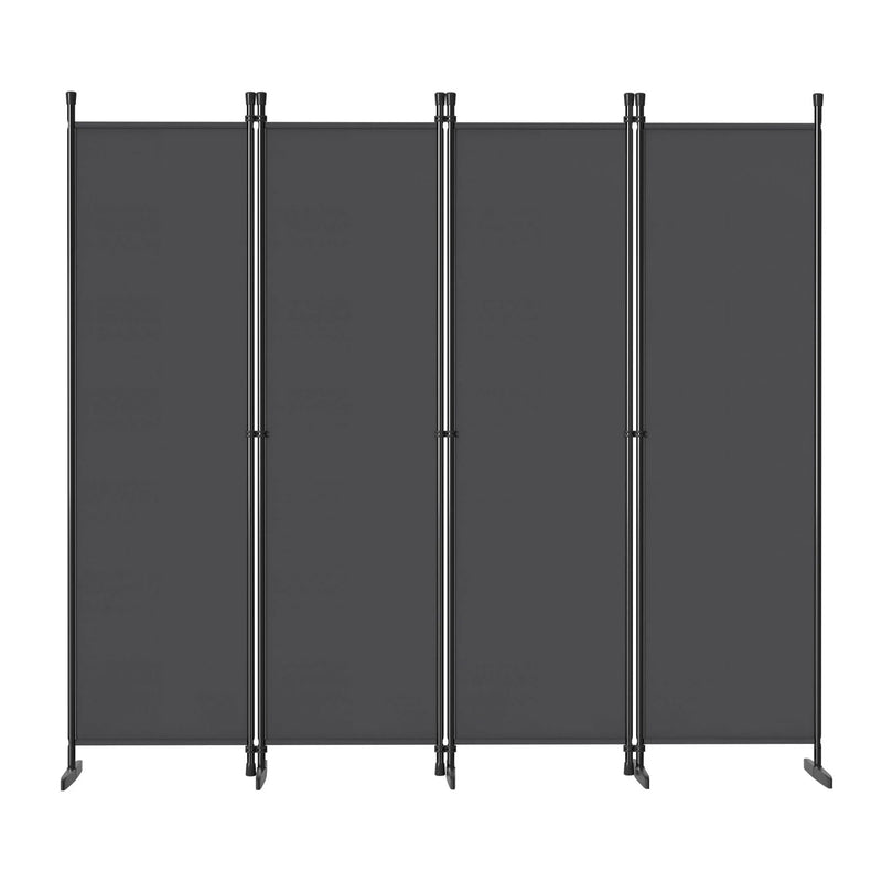 Paravent 3 à 6 Panneaux Tissu Gris Clair ou Foncé 180 cm
