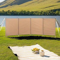 Paravent de camping kaki tissu Oxford, pour la plage