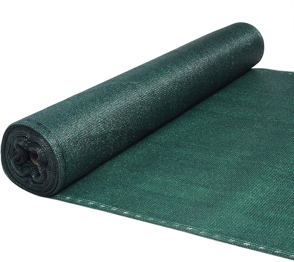 Brise-Vue Rouleau Toile Maillée PEHD Vert 100 à 180 cm de Haut