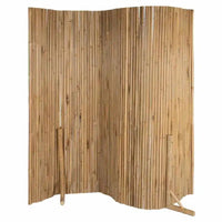 Paravent Bambou Modulable en Courbes sur Pieds 180 x 170 cm